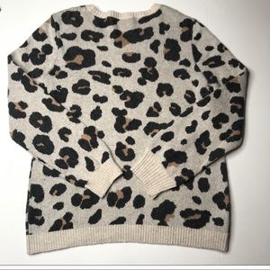 LOFT leopard sweater